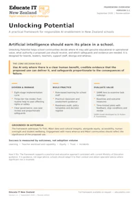     Overview of Unlocking Potential, including its decision rule, governance, capability, classroom practice and implementation approach.