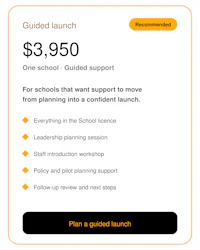 One-school licence · Guided Support