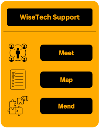 wisetech support - meet, map, and meet